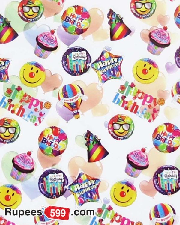 Birthday Wrapping Paper (12 pcs )