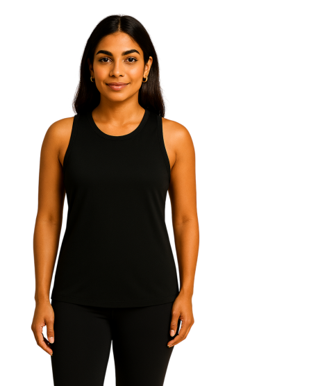 Ladies Comfy Racer-Back Tank Top