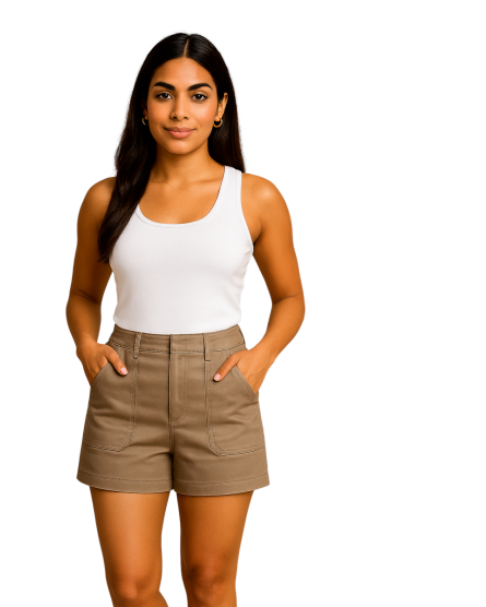 Ladies Cotton Shorts