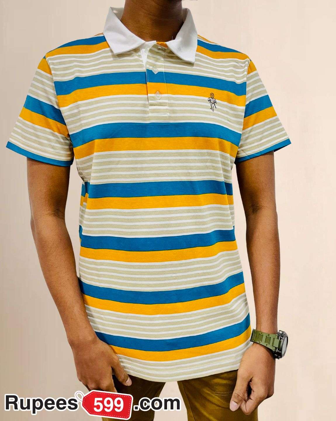 Men's diplomat yellow T-shirt