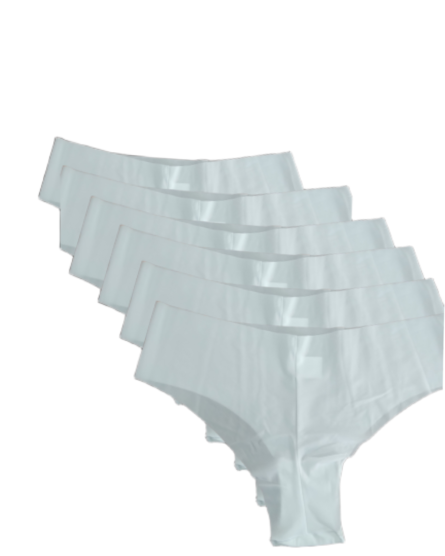 White Seamless Ladies Underwear - (6 Pieces)