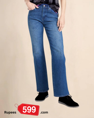 Ladies Classic Fit High-Rise Jeans