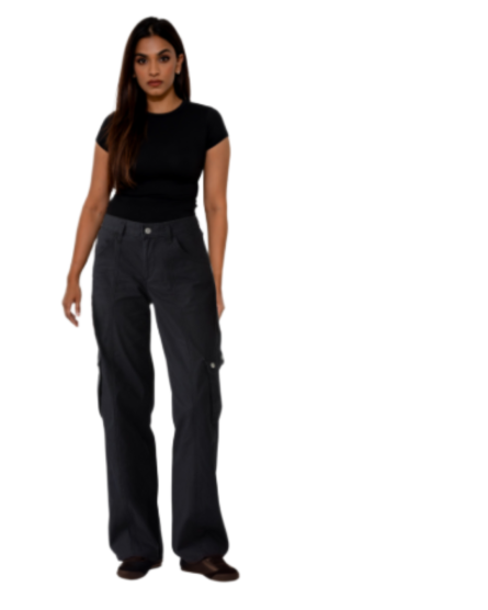 Ladies' UltraFlex Cargo Pants - Black