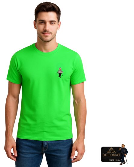 Men's Diplomat Printed T-Shirt – Light Green