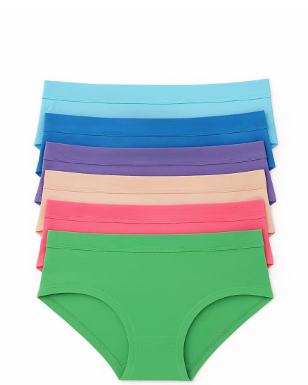 Girls’ Classic Comfort Underwear – 6‑Piece - Image 1