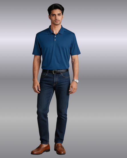 Men’s City Stretch Polo T‑Shirt - Image 2