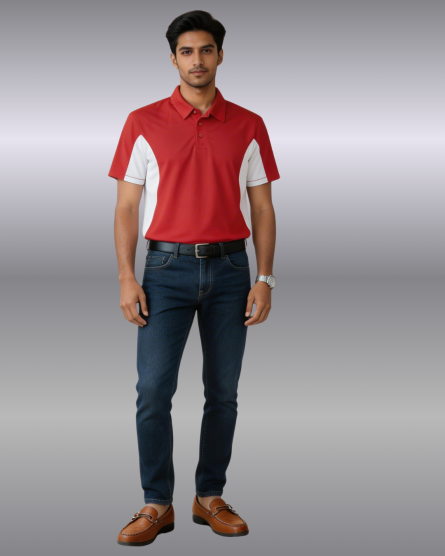 Quick-Dry Micropique Polo T-Shirt for Men with Pocket