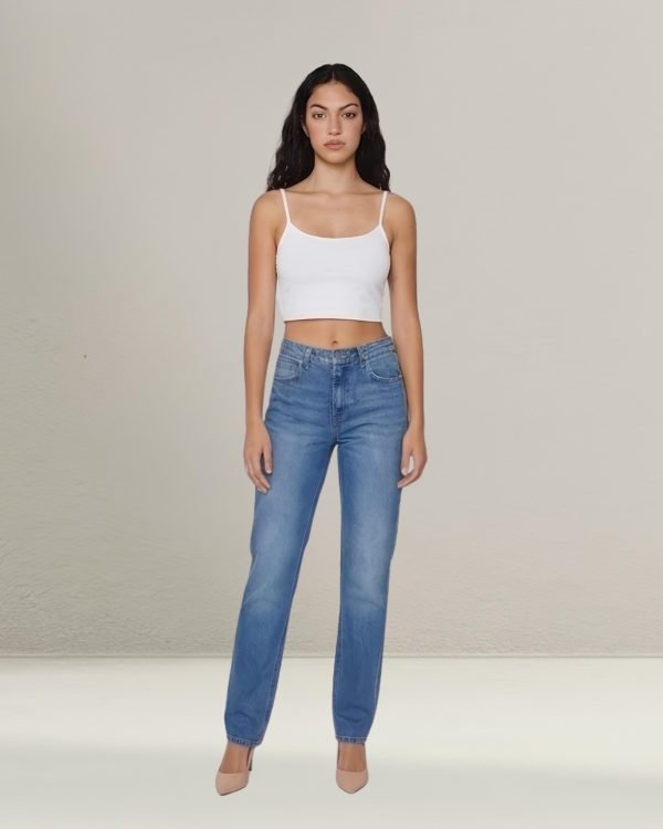 Ladies' Straight Fit Stretch Jeans